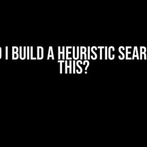 Should I Build a Heuristic Search Like This?