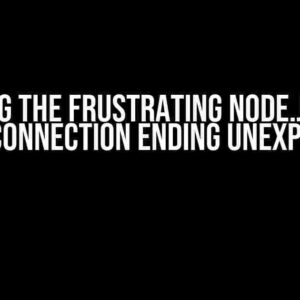 Solving the Frustrating Node.js IMAP Error: Connection Ending Unexpectedly